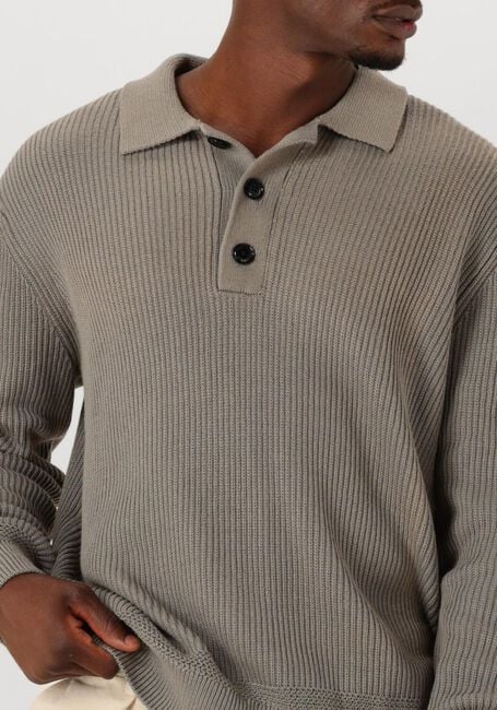 Graue BUTCHER OF BLUE Pullover GALWAY POLO LS - large