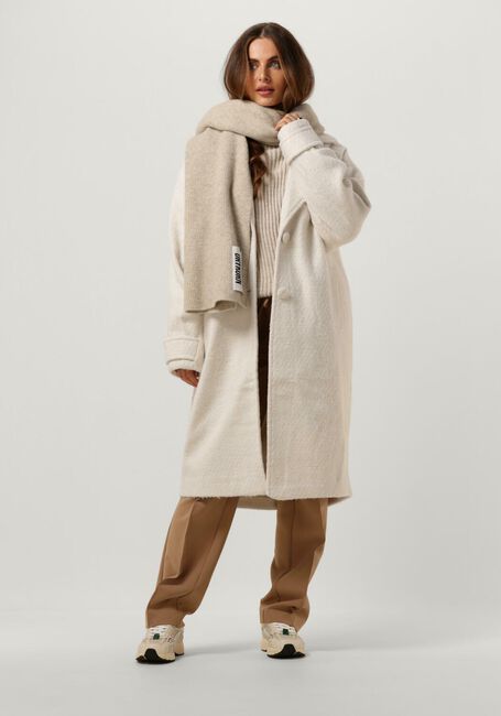 Beige NOTRE-V Mäntel NV-CHARLOTTE WOOL COCOON COAT - large