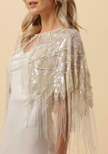 Nicht-gerade weiss Y.A.S. Brautmode YASCECILIE SEQUIN CAPE - CELEB - large