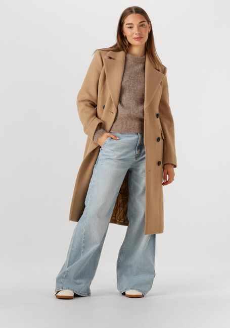 Camelfarbene INWEAR Mäntel THORAIW LAPEL COAT - large