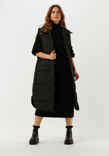 Schwarze MSCH COPENHAGEN Maxikleid MAGNEA RACHELLE RIB DRESS - large
