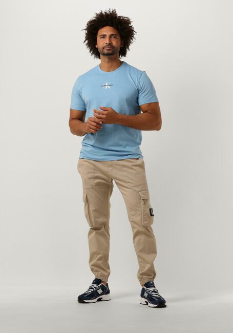Hellblau CALVIN KLEIN T-shirt MONOLOGO REGULAR TEE - large