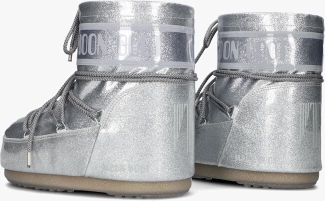 Silberne MOON BOOT  ICON LOW GLITTER - large