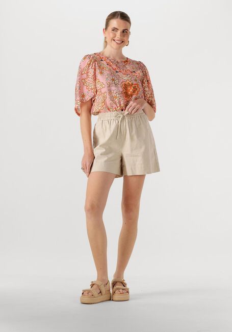 Beige OBJECT Kurze Hose OBJVIGGO MW LO SHORTS - large