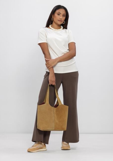 Braune MY ESSENTIAL WARDROBE Weite Hose MWHELLE WIDE PANT - large