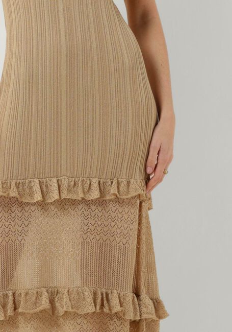 Goldfarbene LIU JO Maxikleid ROMANTIC PARTY LUX DRESS - large