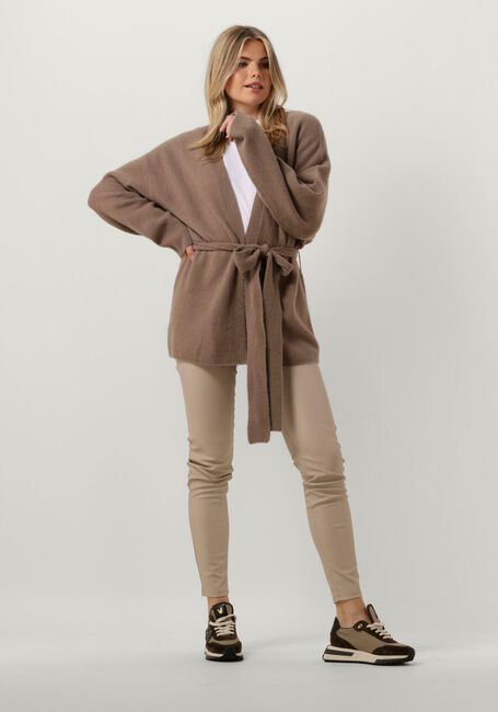 Taupe KNIT-TED Strickjacke SILVIE - large