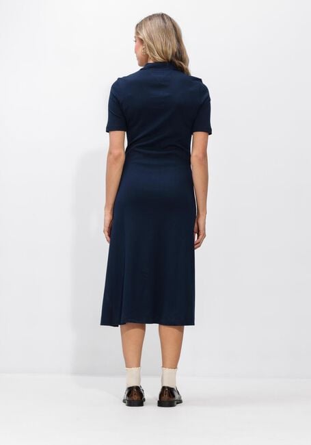 Dunkelblau TOMMY HILFIGER Midikleid GOLD BUTTON F+F MIDI DRESS - large