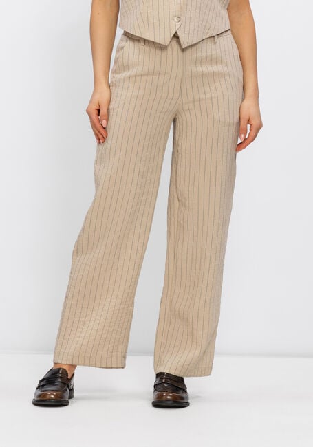 Sand OBJECT Weite Hose OBJRINI MW LO WIDE PANT - large