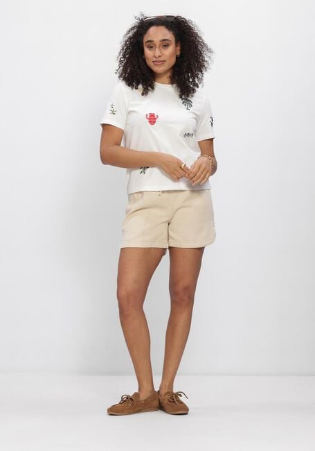 Beige OBJECT Hosen OBJFRAME RE MW SHORTS - large