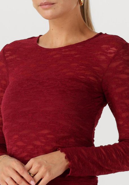 Rote Y.A.S. Top YASCARA LS LACE TOP - large
