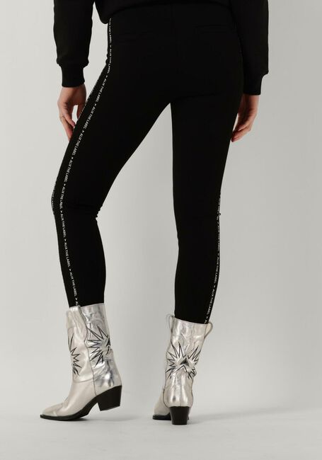 Schwarze ALIX THE LABEL Legging LADIES KNITTED ALIX STRIPE PANTS - large