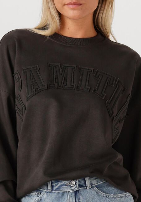 Dunkelgrau HAUTE L'AMITIÉ Sweatshirt L'AMITIÉ APPLICATION SWEATER - large