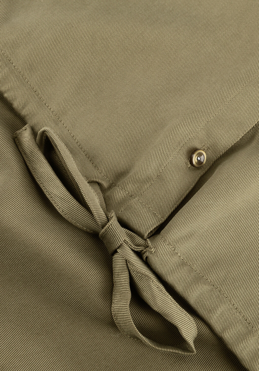 Olive ANOTHER LABEL Blusen ALRILA SHIRT S/S - large