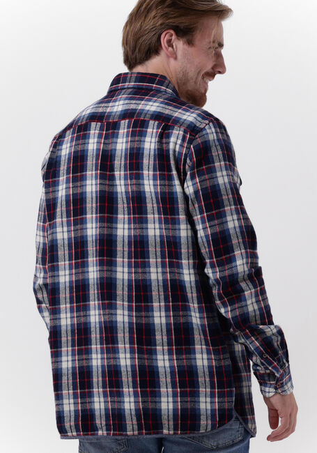Blaue SCOTCH & SODA Casual-Oberhemd REGULAR FIT MID-WEIGHT BRUSHED FLANNEL CHECK SHIRT - large