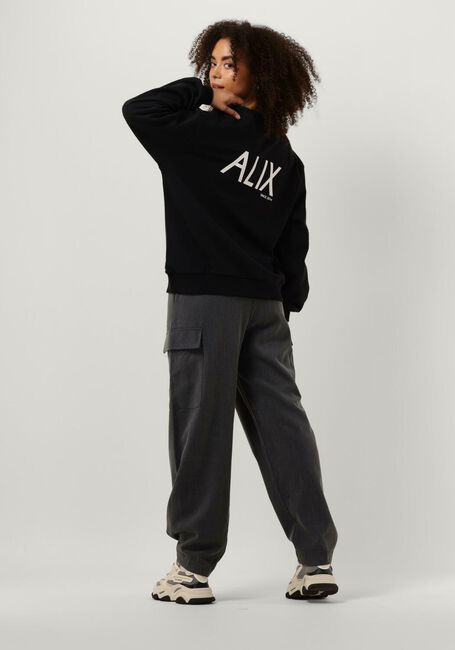 Graue ALIX THE LABEL Cargohosen LADIES WOVEN CARGO PANTS - large