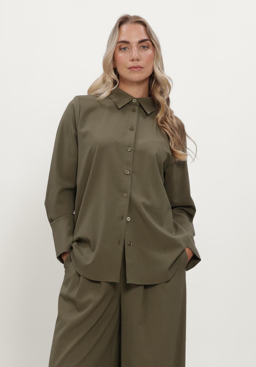 Gr&uuml;ne MY ESSENTIAL WARDROBE Top MWHACE VITTA SHIRT - large