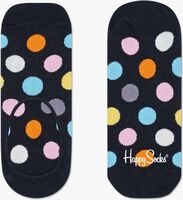 Schwarze HAPPY SOCKS Socken BIG DOT LINER - medium