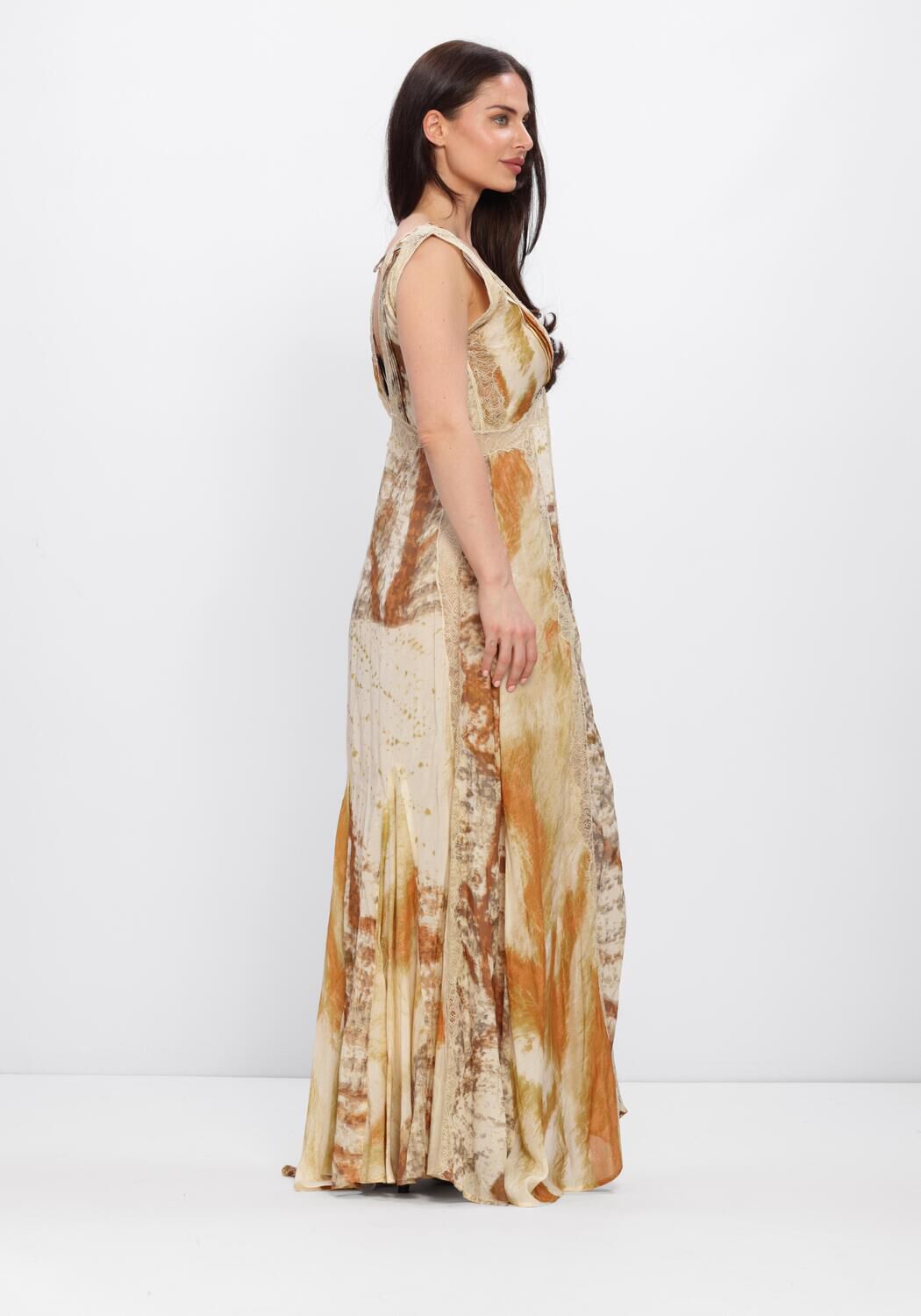 Mehrfarbige/Bunte MES DEMOISELLES Maxikleid SAMSAM - large