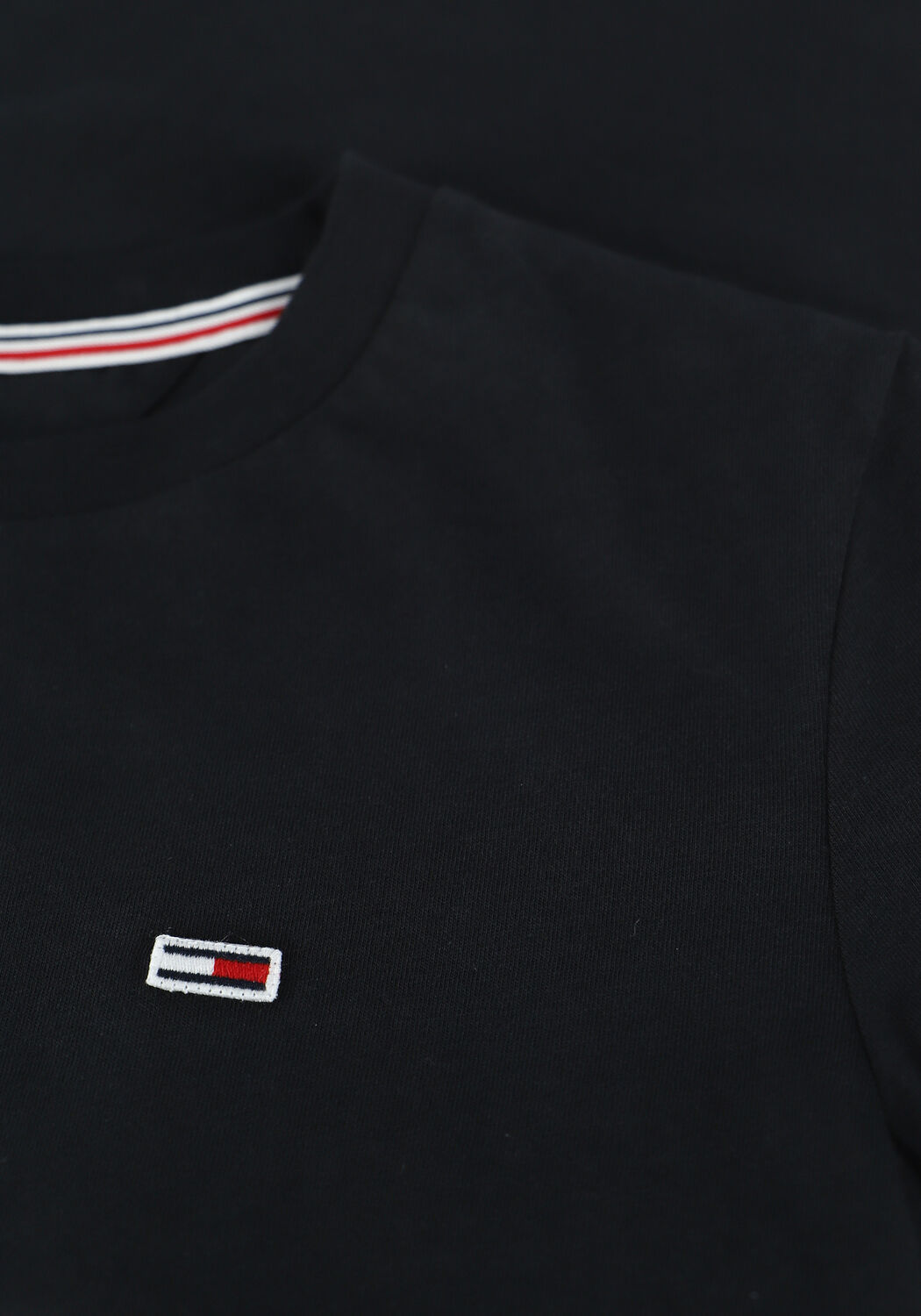 Schwarze TOMMY JEANS T-shirt TJW REGULAR JERSEY C NECK - large