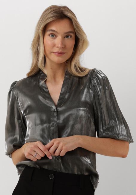 Graue JANSEN AMSTERDAM Blusen SQ782 BLOUSE BO - large