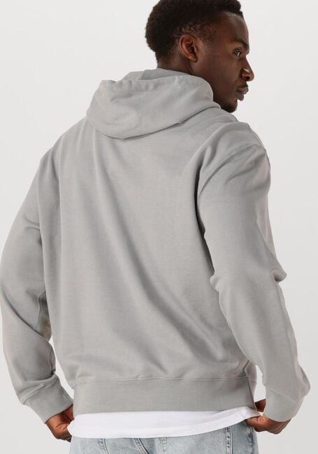 Graue CALVIN KLEIN Sweatshirt LS EU BADGE 350 TERRY HOODIE - large