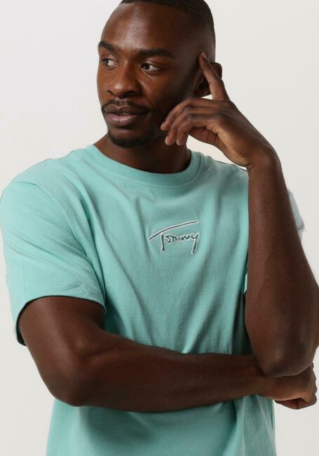 Hellblau TOMMY JEANS T-shirt TJM CLSC SIGNATURE TEE - large
