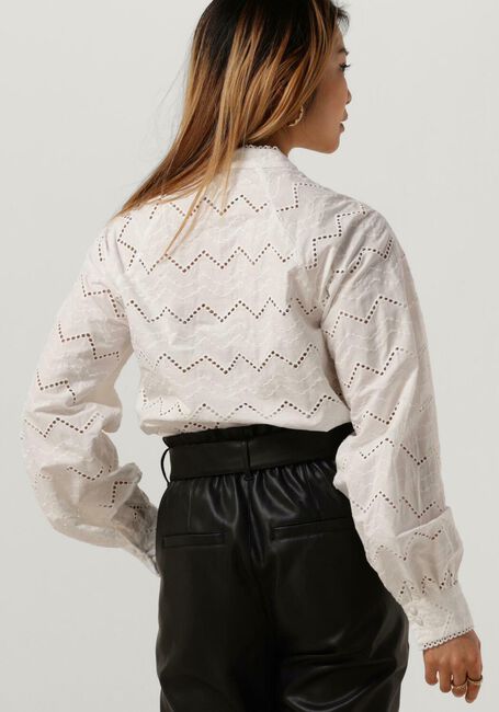 Weiße MINUS Bluse MERIAM LONG SLEEVE BLOUSE - large