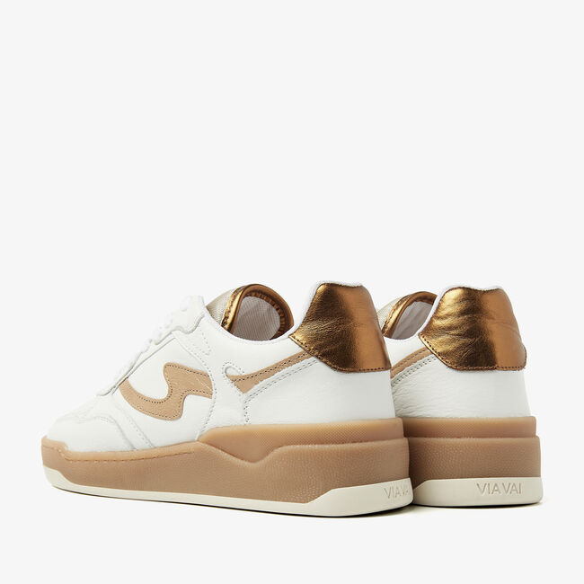 Bronzefarbene VIA VAI Sneaker Low SAM LEVI - large