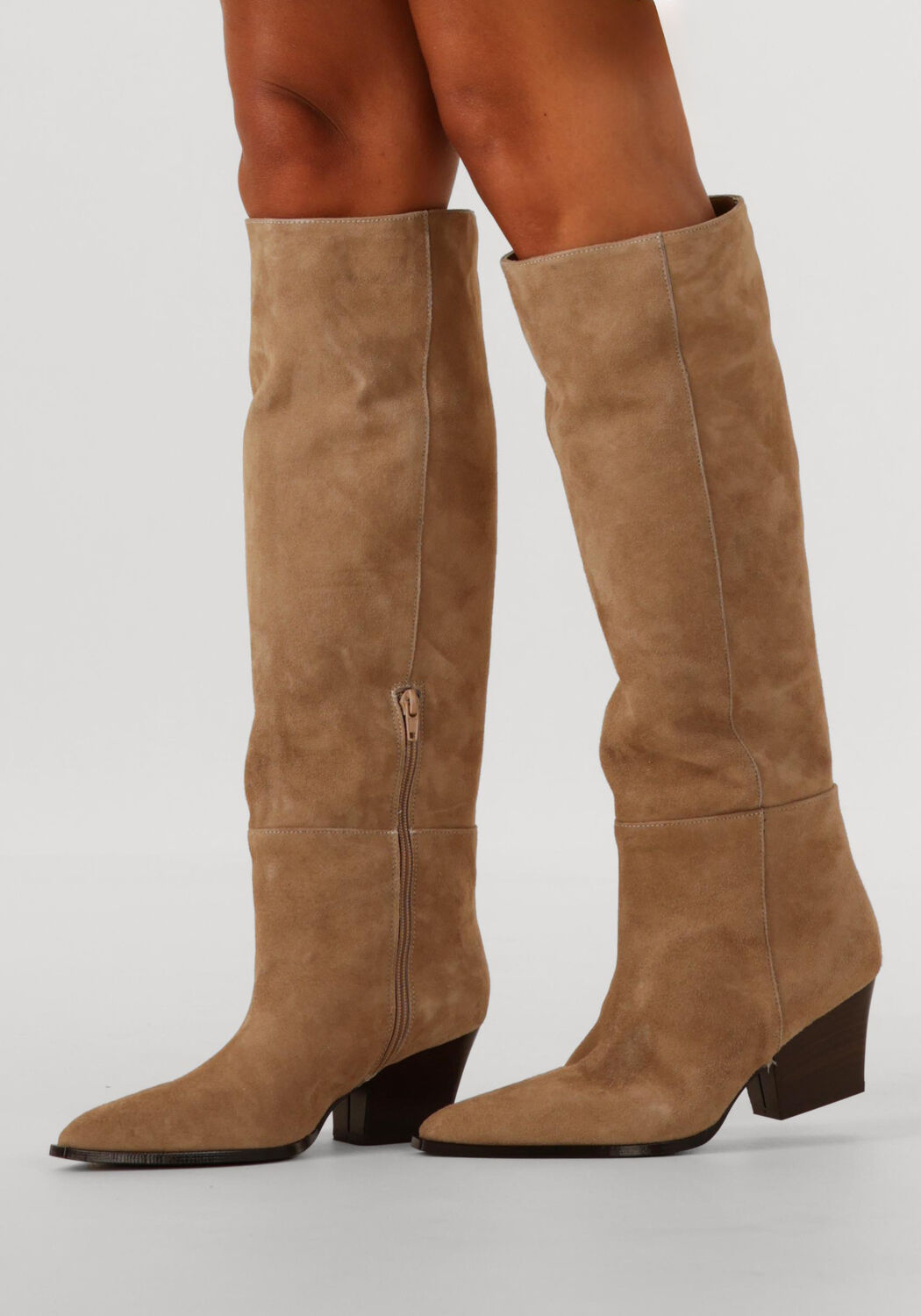 Beige NOTRE-V Hohe Stiefel 31190 - large