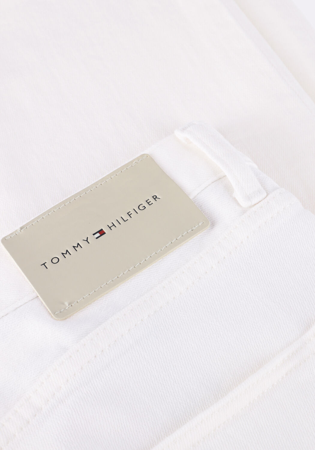 Wei&szlig;e TOMMY HILFIGER Straight leg jeans STRAIGHT DENTON PSTR WHITE - large