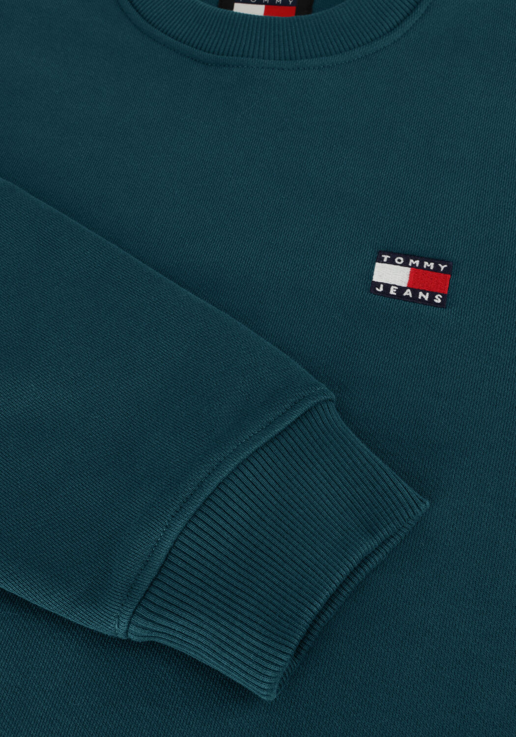 Blaue TOMMY JEANS Pullover TJM REG BADGE CREW EXT - large