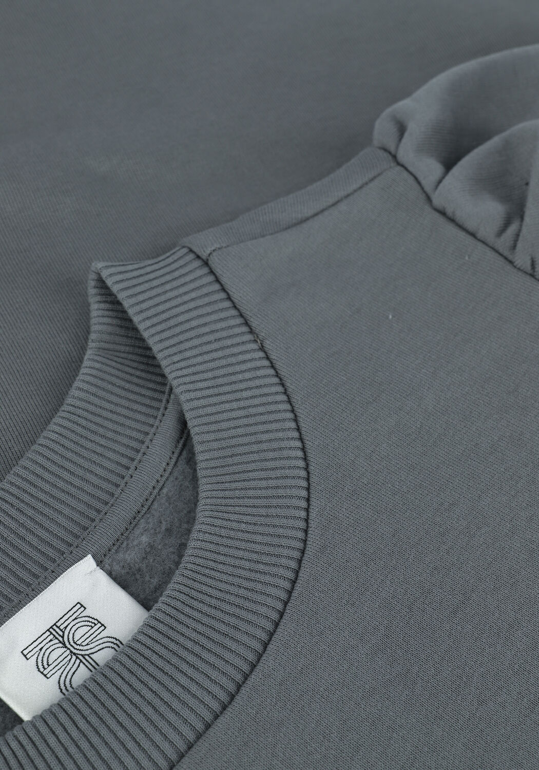 Graue SECOND FEMALE Minikleid CARMELLE SWEAT CREW NECK DRESS - large