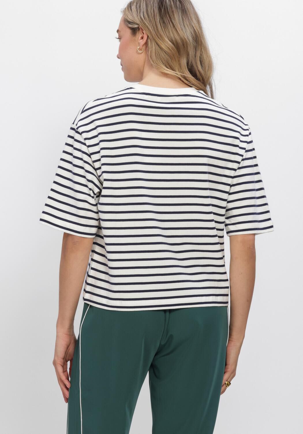 Blaue CATWALK JUNKIE Tops & T-shirts LOOSE FIT STRIPED TSHIRT - large