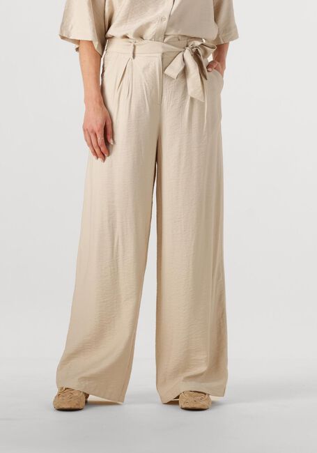 Beige MSCH COPENHAGEN Weite Hose MSCHNYLA AMABELLA HW PANTS - large