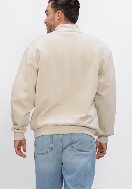 Beige LES DEUX Sweatshirt CREW HALF-ZIP SWEATSHIRT - large