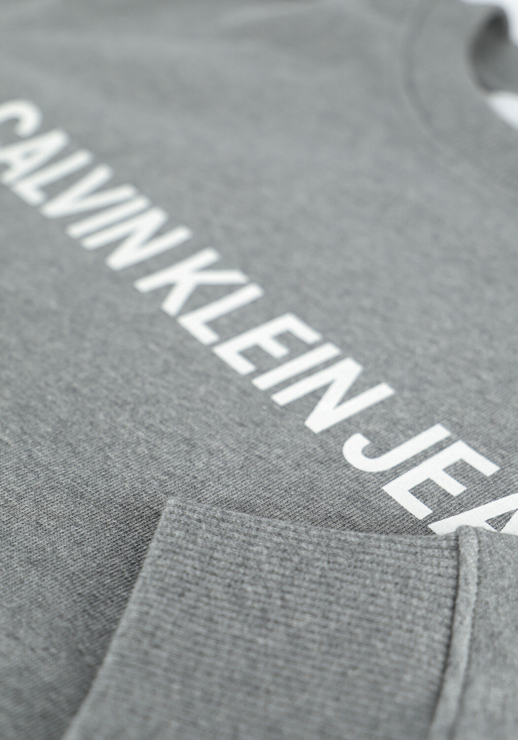 Graue CALVIN KLEIN Sweatshirt CORE INSTITUTIONAL L - large