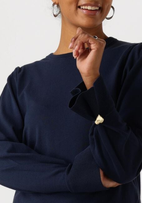 Blaue FABIENNE CHAPOT Pullover MOLLY BUTTON PULLOVER - large