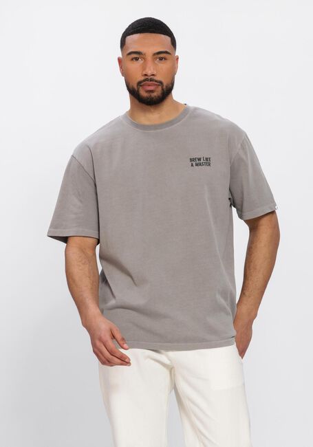 Graue ANERKJENDT T-shirt AKVILLADS BREWLIKEAMASTER SS TEE - large