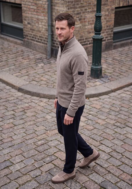 Graue PEUTEREY Pullover BRAILLE GRS 04 - large
