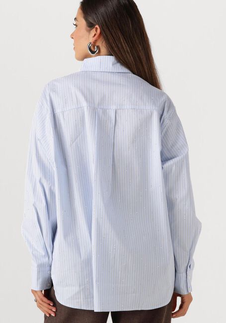 Hellblau NEO NOIR Blusen DALMA PATTERN STONE SHIRT - large