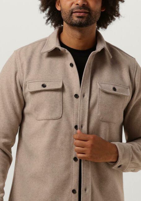 Beige DSTREZZED Overshirt ULRIK OVERSHIRT - large
