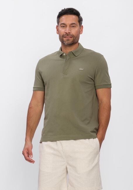 Gr&uuml;ne LACOSTE Polo-Shirt REGULAR FIT COTTON BLEND POLO SHIRT - large