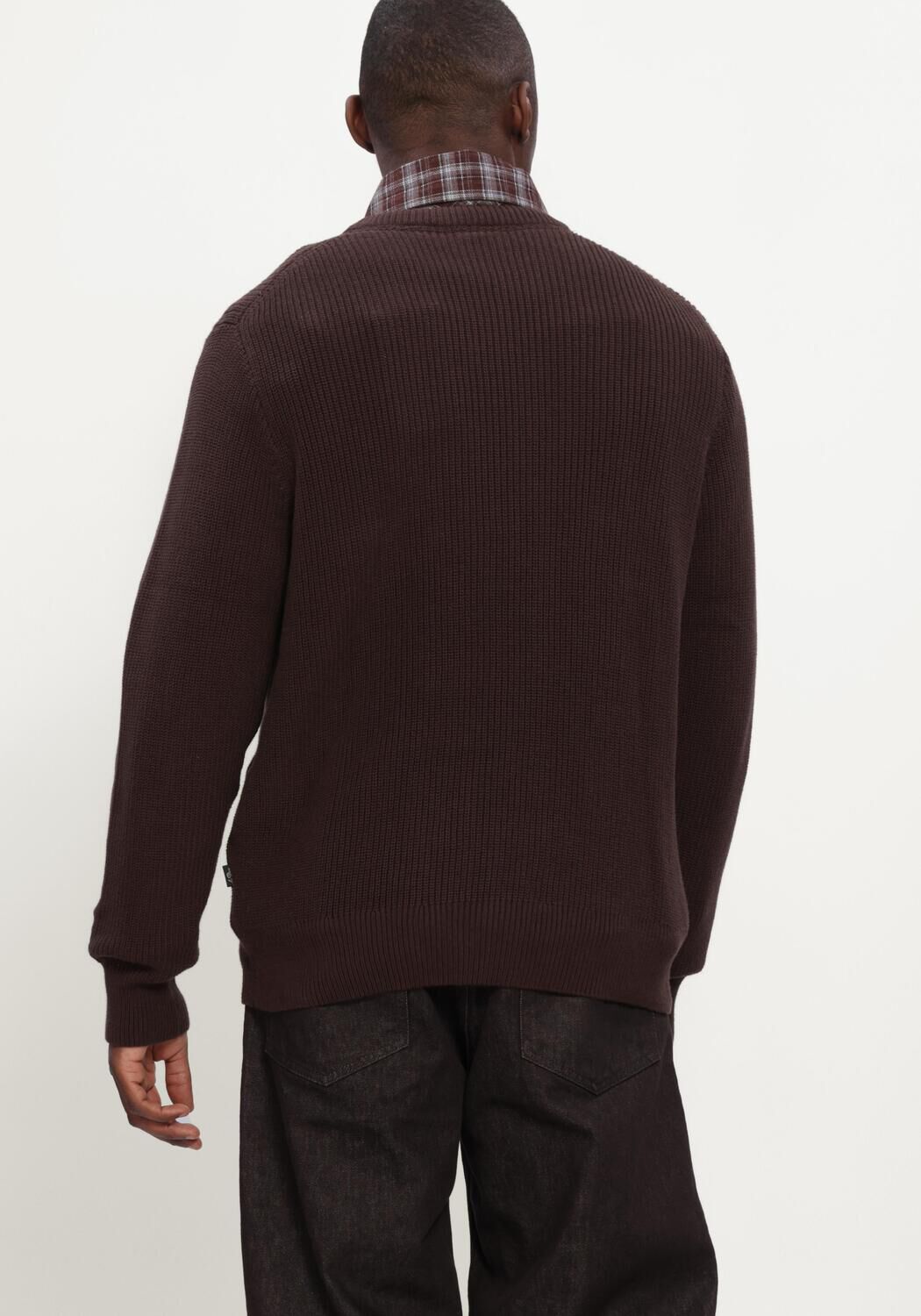 Braune LES DEUX Pullover RIB CREWNECK KNIT - large