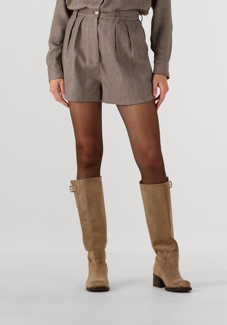 Camelfarbene IBANA Kurze Hose SERENA SHORT - large