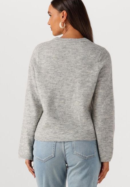 Graue SELECTED FEMME Strickjacke SLFLULU NEW LS KNIT CARDIGAN - large