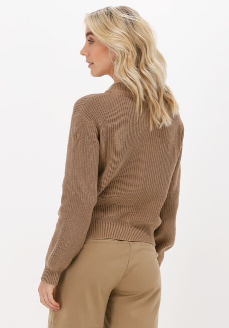 Camelfarbene MINIMUM Strickjacke AFFIE - large