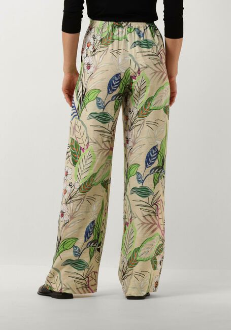 Sand JANSEN AMSTERDAM Weite Hose WB429 PRINTED LONG PANTS - large