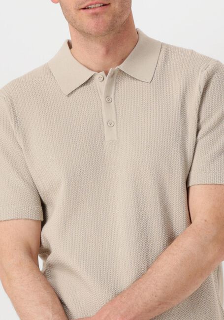 Beige PURE PATH Polo-Shirt REGULAR FIT POLO SS KNITWEAR - large