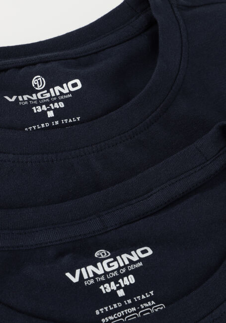 Dunkelblau VINGINO T-shirt BOYS T-SHIRT ROUND NECK (2-PACK) - large
